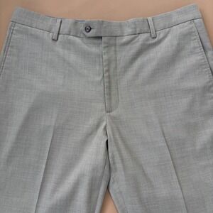 Lands End Classic Clothing Mens Traditional Fit Khaki Dress Pants Size 36 x 31